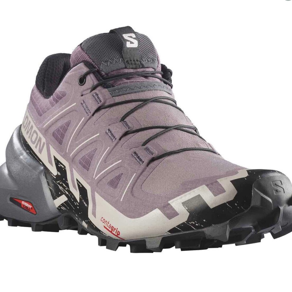 Salomon Women's Trail Running Shoe — Lavender/Gray
